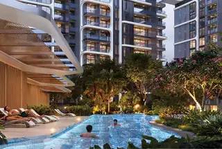 Temperature-Controlled Swimming Pool at L&T Raintree - Elara Celestia